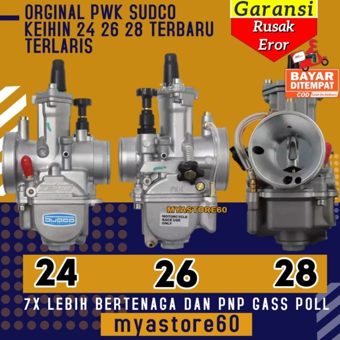 ORIGINAL Karburator PWK 24 PWK 26 PWK 28 Sudco Keihin