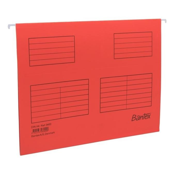 

HANGING MAP BANTEX 3460 / HANG MAP BANTEX A4 / MAP GANTUNG A4 MERAH (1 PACK 25 PCS) 2410T