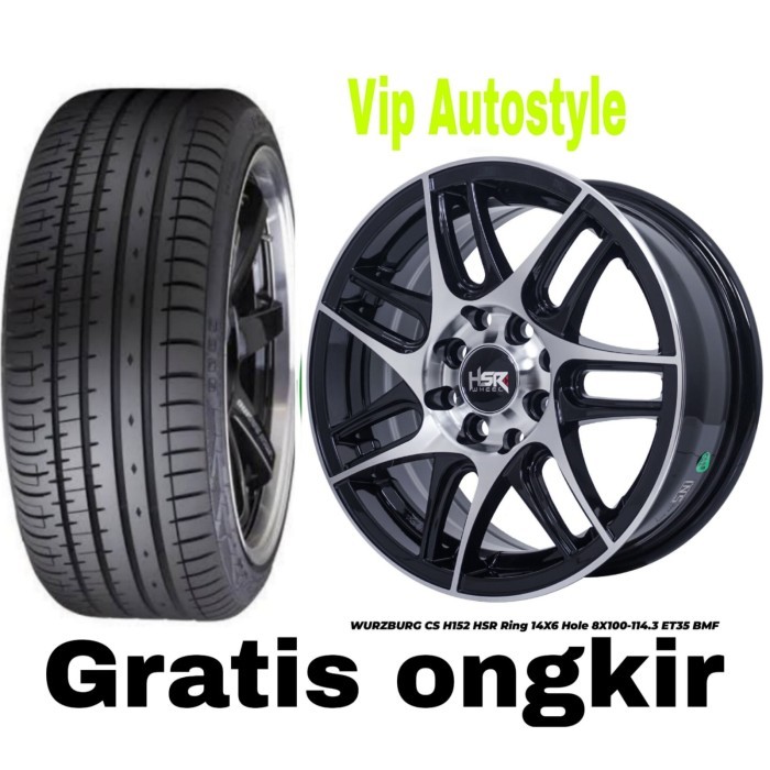paket velg plush ban ring 14 untuk xenia, avanza, evalia velg WURZBURG