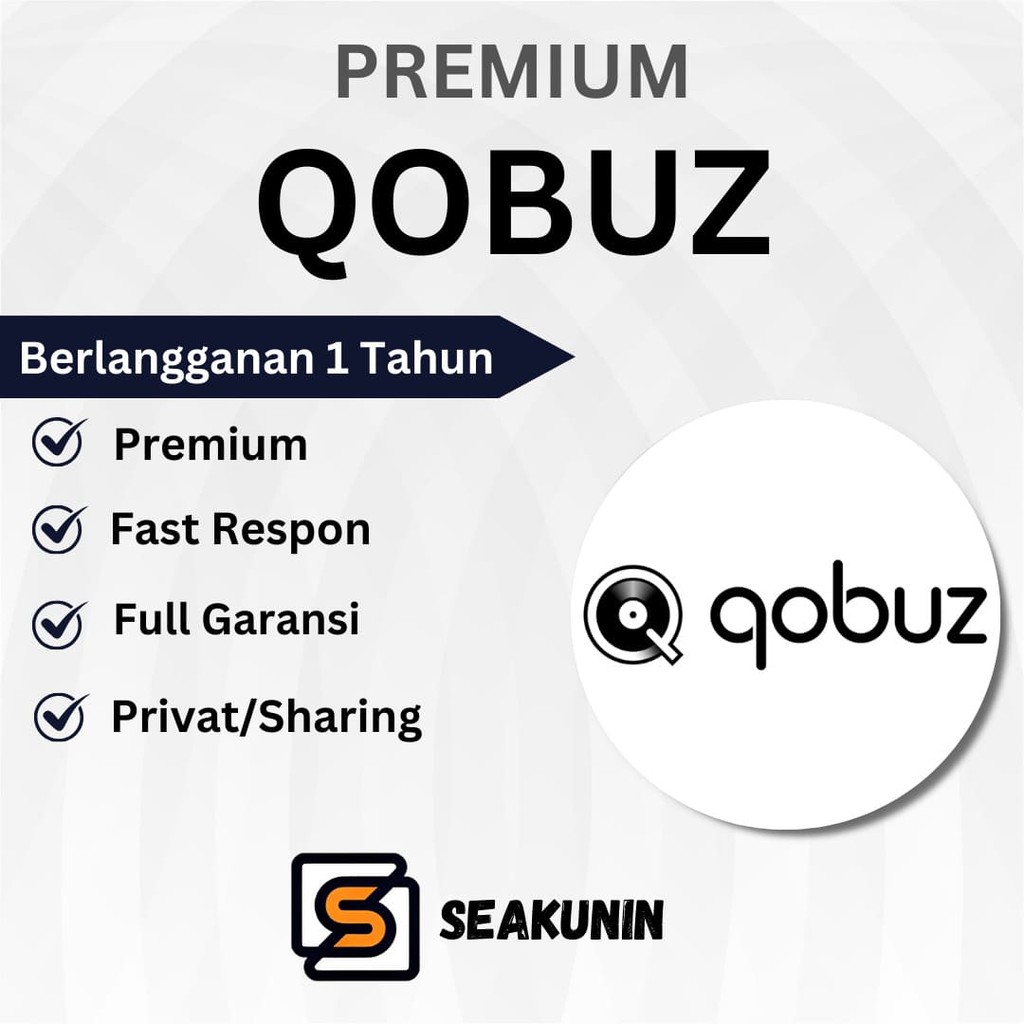 Qobuz Studio Premier Hi Res Music 1 Tahun Original Bergaransi