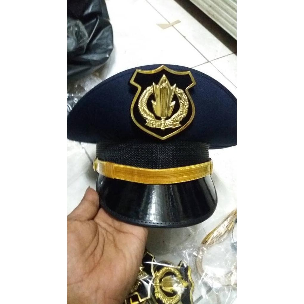 Topi pet satpam danru atau gada madya MRS01