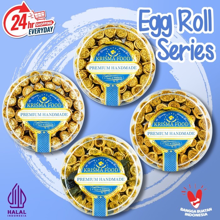 

Rendang Beef Floss Egg Roll (Semprong Gulung Abon Sapi) Krisma Food