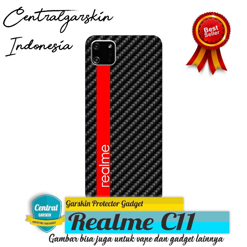 Buy1Get1 Realme C11 Garskin Stiker Fullbody Premium Bisa Custom Bukan Case