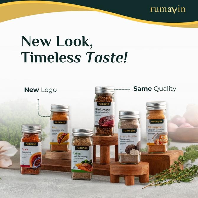 

Rumavin - Premium Bumbu Tabur Black Truffle Botol Original Dan Terpercaya