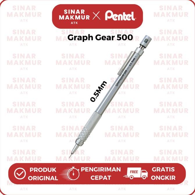 

Pensil Mekanik/Mechanical Pencil Graphgear 500 Pentel (Pcs) Original Dan Terpercaya