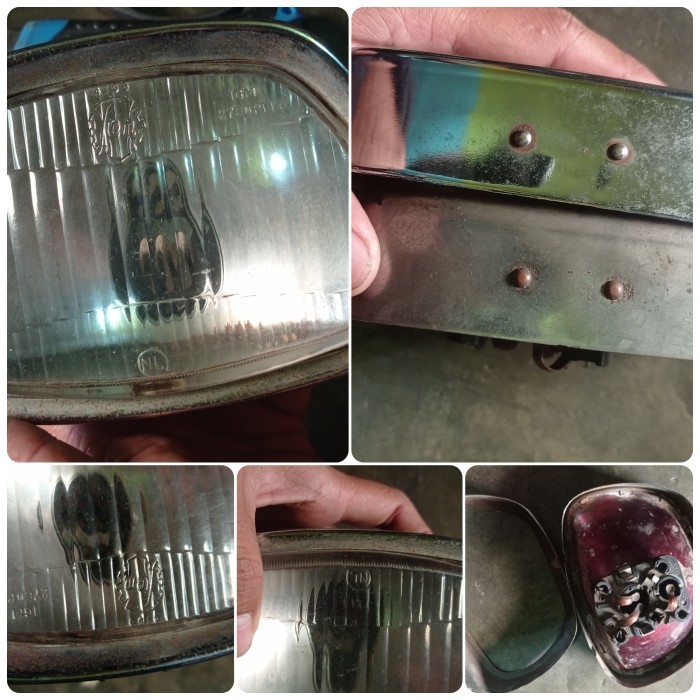 {Bekas} head lamp headlamp kaca depan lampu depan SIEM Vespa super sprint Limited
