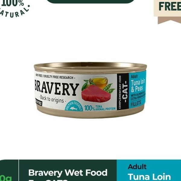 Bravery Wet Food For Cats 70Gr / Makanan Basah Kucing/ Wet Food