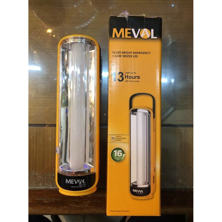 TERBARU - MEVAL Emergency Lamp / Lampu Emergency Led + Senter