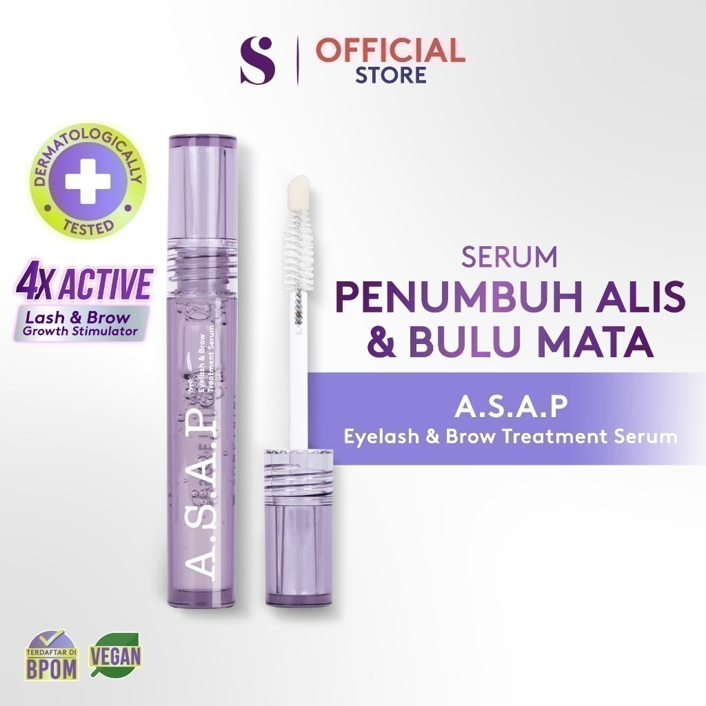 SOMETHINC ASAP Eyelash & Brow Treatment Serum - (Serum Bulu Mata dan Alis)