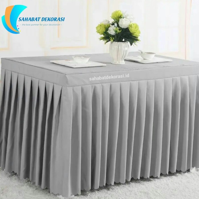 Gebyar Salee Taplak Meja Wedding Prasmanan Pesta - Cover Meja Rempel