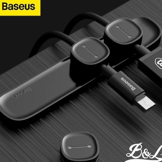 

Baseus Organizer Kabel Klip Magnetik Peas Cable Clip