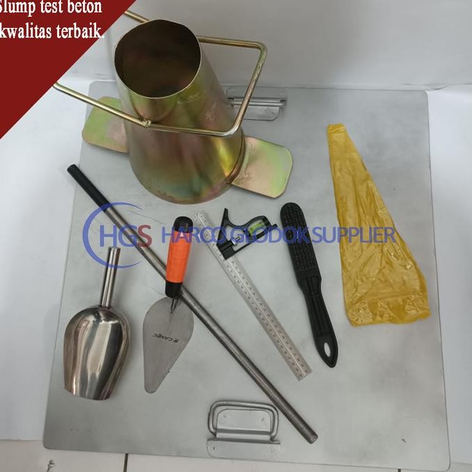 Berkualitas Slump Test Beton / Alat Uji Beton / Slump Test Set Beton