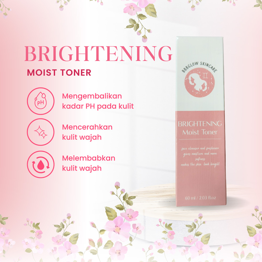 Face Mist Tonner BBB Glow Skincare Membuat Jerawat Kempes dan Glowing