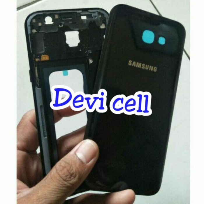 KESING CASING HOUSING SAMSUNG A720 A7 2017 FRAME BEZEL COVER FULLSET