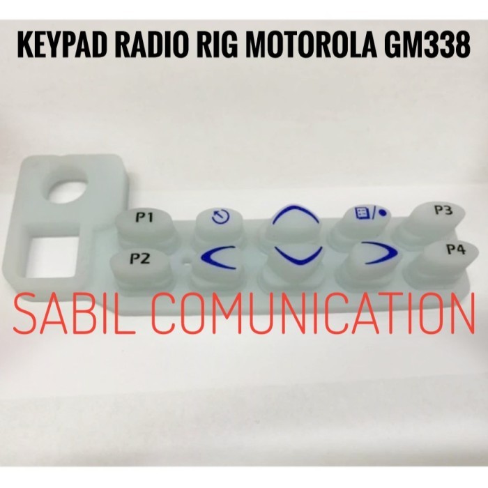 KEYPAD RADIO RIG MOTOROLA GM338 GM 338 KARET KEYPAD RIG MOTOROLA GM338