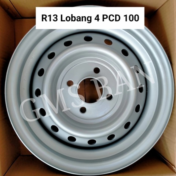 VELG BESI/KALENG MODIFIKASI BARU R13 LOBANG 4 PCD 100, R13-4X100, ET25