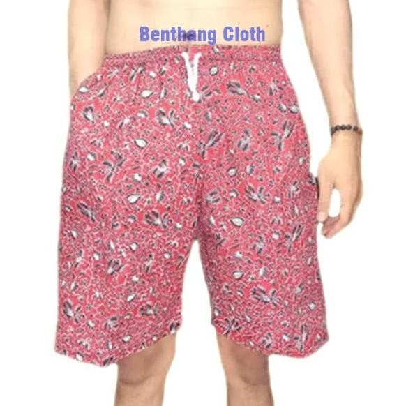 Celana Pendek Batik Pria Wanita Celana Boxer Celana Santai Batik Keren TKY