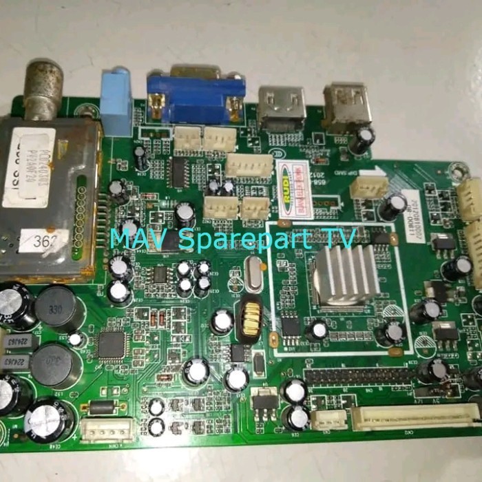 MB - MAINBOARD - MOTHERBOARD - MOBO - MESIN TV LED POLYTRON PLD 24D303