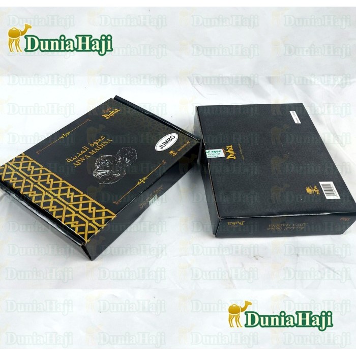 

Kurma Ajwa Jumbo 1Kg Asli Madina Premium Grosir Isi 10Pcs Kurma Nabi
