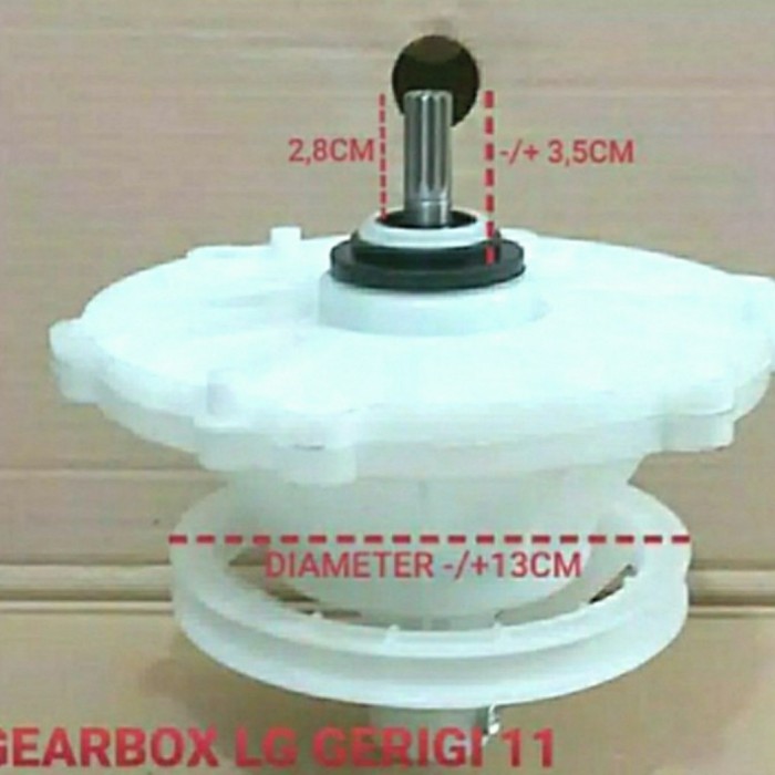 GEARBOX MESIN CUCI LG 2 TABUNG WP-1060R/WP-1250R