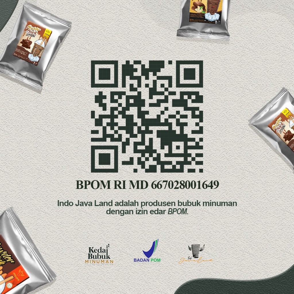 

RB Javaland Bubuk Minuman Rasa Cappucino 1Kg - Regular Plain Bubble Drink