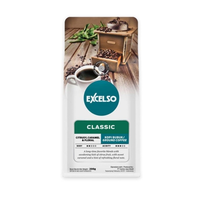 

Excelso Kopi The Classic Bubuk 200G