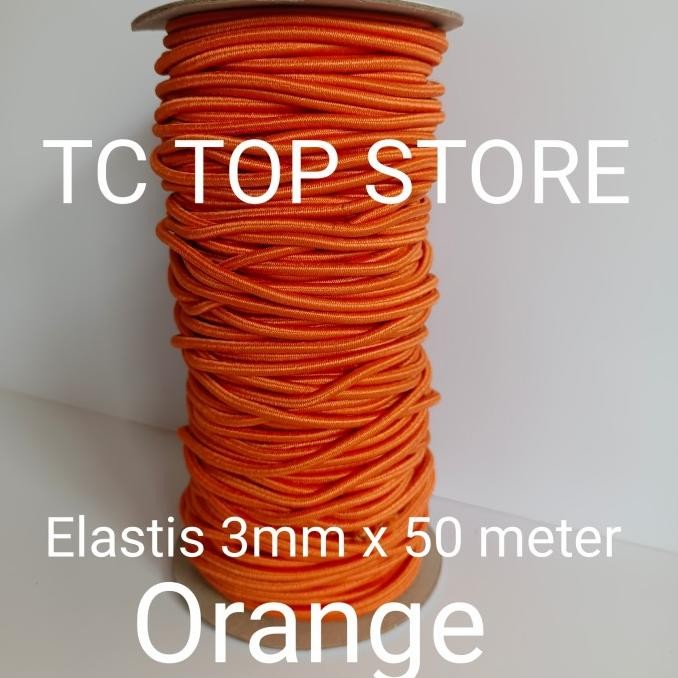 

Hemat Tali Elastis 3Mm (50 Meter) / Tali Karet / Tali String