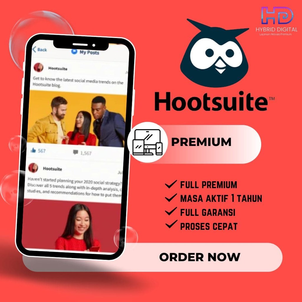 Akun Hootsuite Premium 1 Tahun Bergaransi
