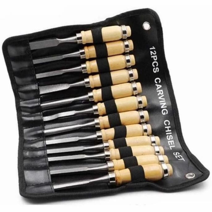 

Set Pisau Ukir Pahat Kayu 12 In 1 Wood Carving Art Knife Proses Cepat
