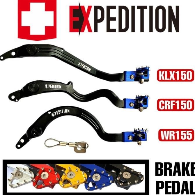 TUAS REM /BRAKE PEDAL EXPEDITION HONDA CRF 150 ORIGINAL EXPEDITION