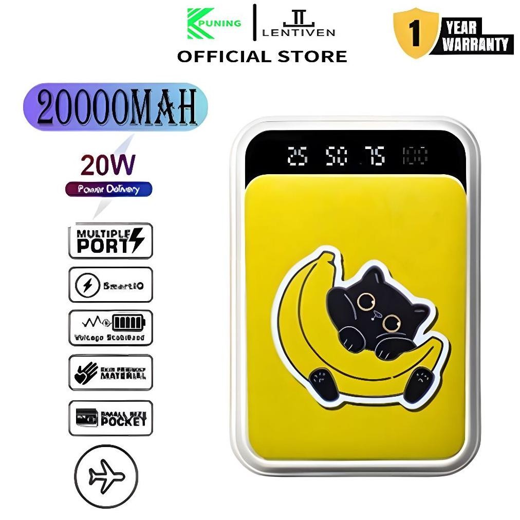 Powerbank Fast Charging 20000Mah Mini Kartun Fast Charging Powerbank Murah Wireless
