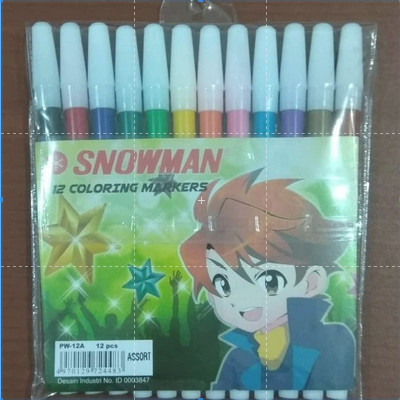 

Beli - Spidol Snowman 12Warna/Spidol Warna-Warni/Spidol Kecil/Pensil Warna