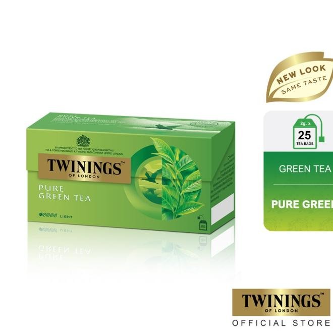 

Twinings Teh Hijau Celup Pure Green Tea 25X2Gr