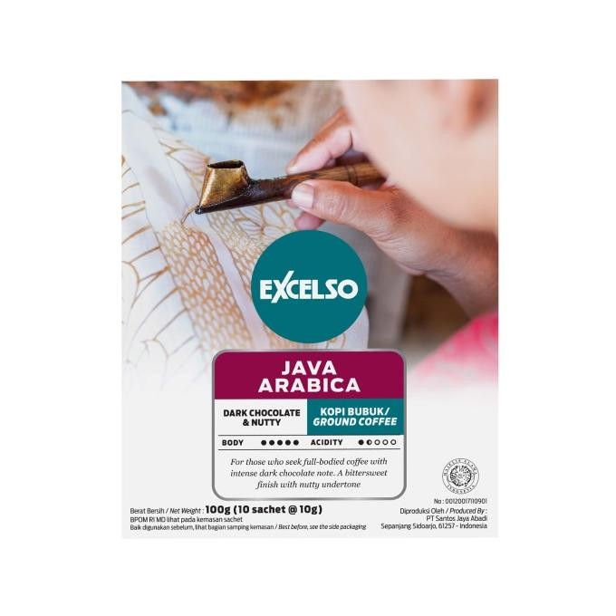 

Excelso Kopi Single Serving Java Arabica Pack Of 5 Folding Box