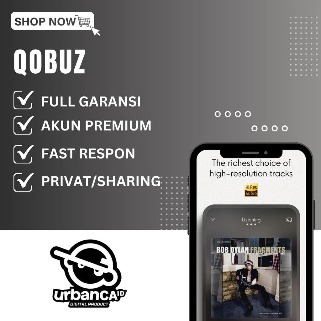 Qobuz Studio Premier Hi Res Music 1 Tahun Original Bergaransi
