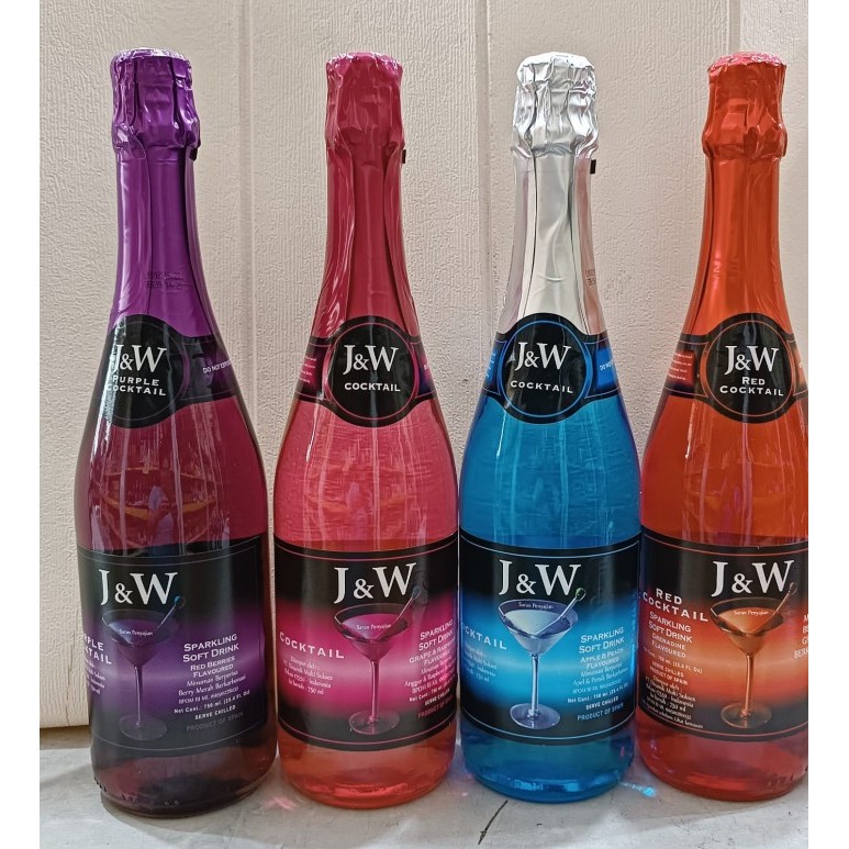J&W Cocktail Sparkling Softdrink/Sari Buah Bersoda