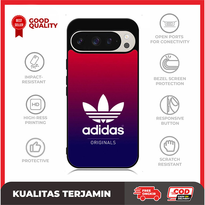 Case Casing Google Pixel 9 8A 8 7A 7 6 6A 5 5A 4 4A 3 3A 2 Pro XL 4G 5G Adidas AE3632 Hardcase Custo