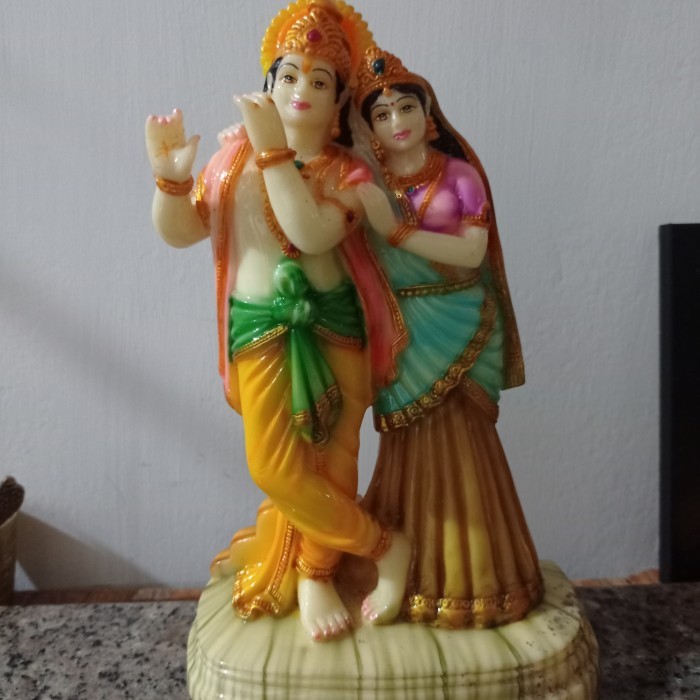 ] patung Radha Krishna made in India