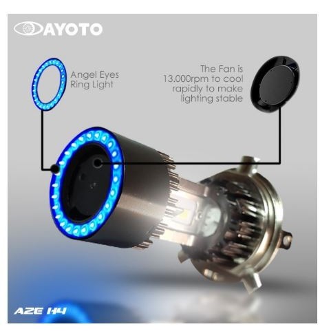 Lampu LED MOTOR MOBIL AYOTO A2-H4 45 Watt