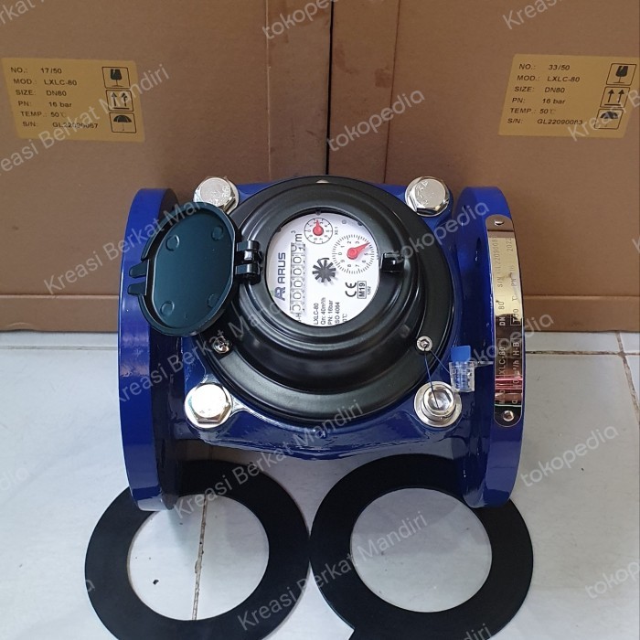 

newgan!! WATER METER 3 INCH / METERAN AIR 3 INCH / FLOWMETER AIR 3" INCH DN80