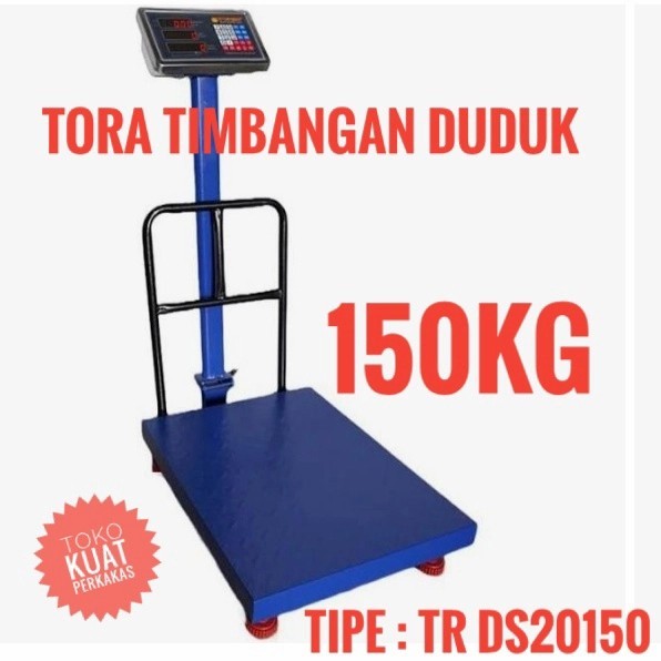 

newgan!! Timbangan duduk digital 150 kg Tora New TR DS20150 double display
