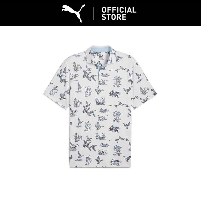 PUMA Kaus Polo Golf Pria MATTR Flock