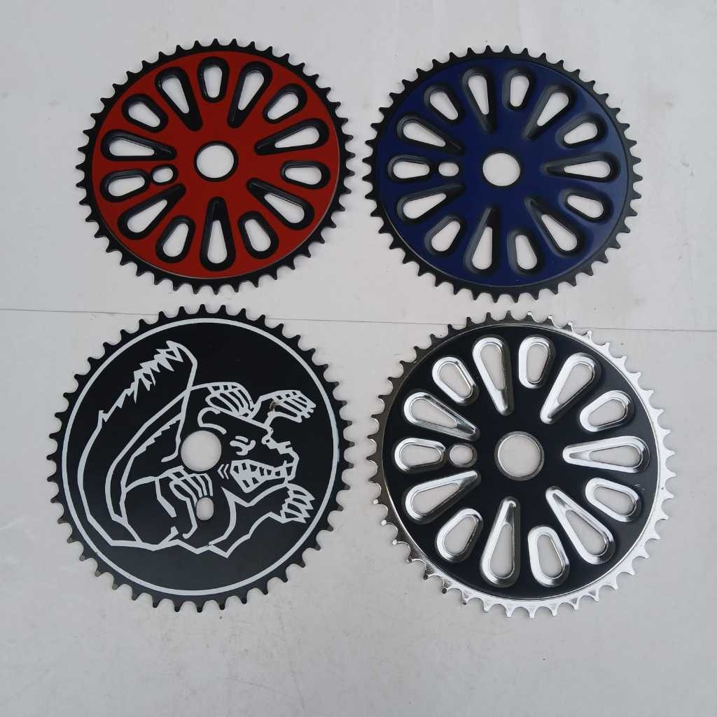 Gear Gir BMX Crank Piringan Tengah Sepeda Bmx Opc Konterlis  44t / 44 t Matahari / Piringan bmx 44 b