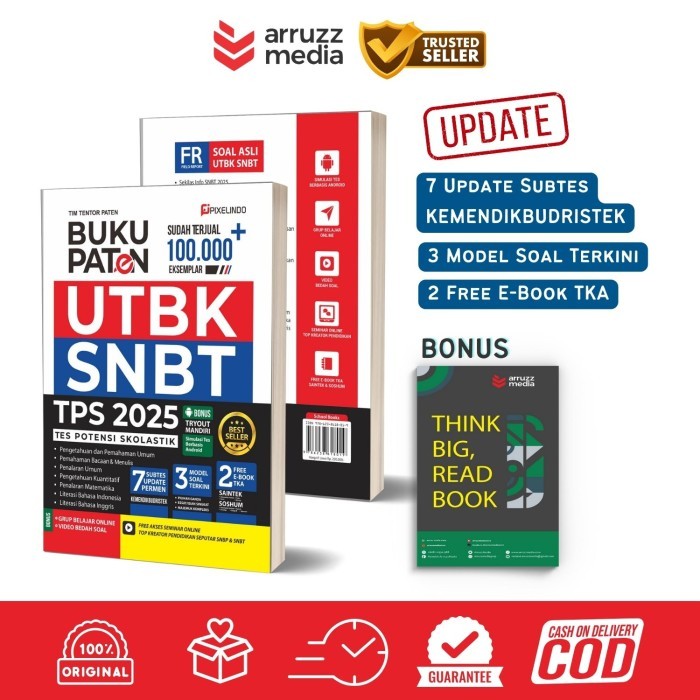 

Buku Paten UTBK SNBT TPS 2025 Arruzzmediastore