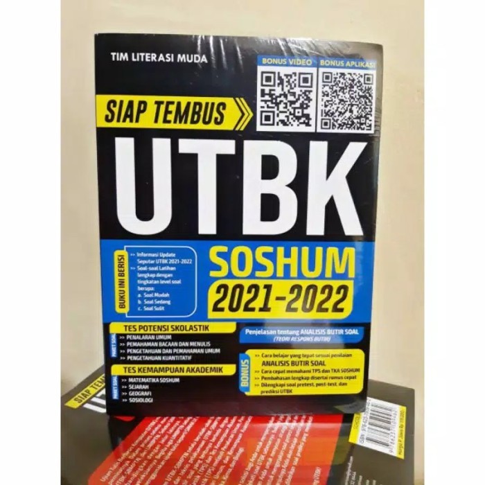 

BUKU SIAP TEMBUS UTBK SOSHUM 2021-2022 TPS+TKA By Charissa publisher