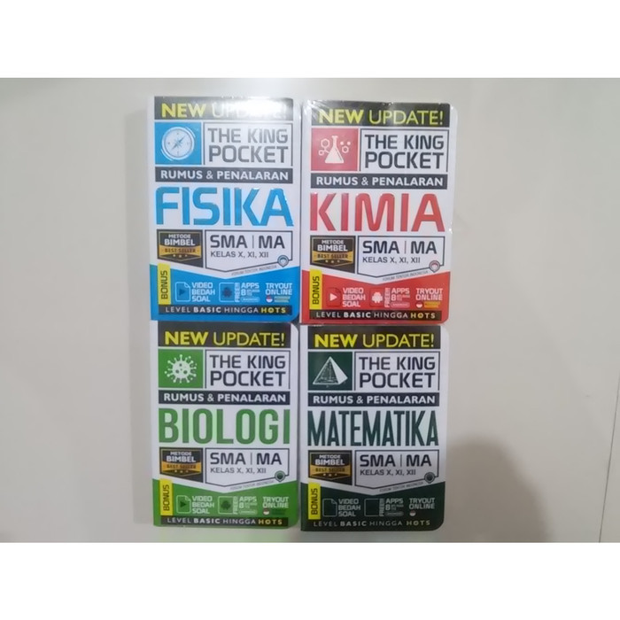 

Paket Buku SMA IPA Kelas X, XI, XII The King Pocket Isi 4 Buku