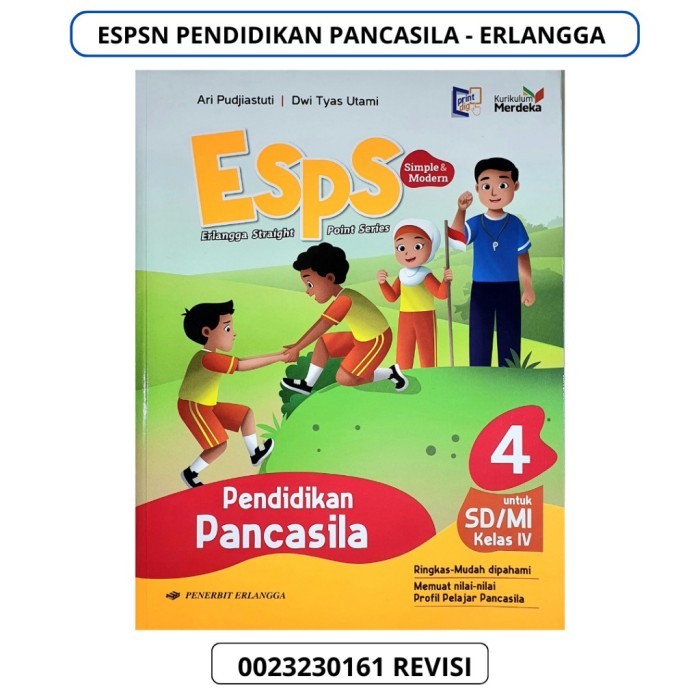 

Esps Pendidikan Pancasila Revisi SD / MI Kelas 1 2 3 4 5 6 Kurikulum Merdeka Erlangga