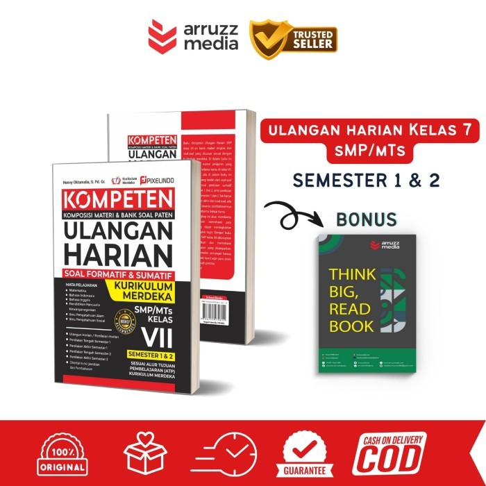 

Buku KOMPETEN Ulangan Harian SMP/MTs Kurikulum Merdeka Kelas VII