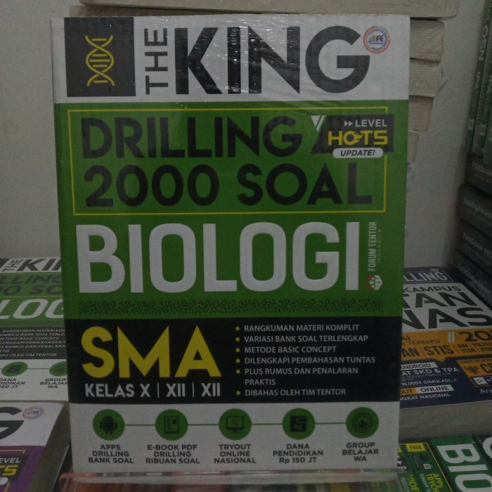 

BUKU THE KING DRILLING 2000 SOAL BIOLOGI SMA