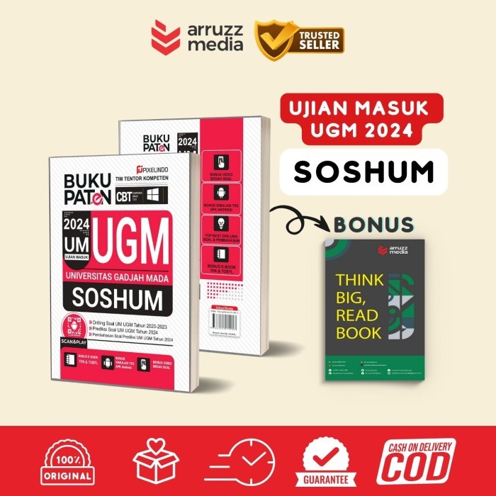 

Buku Paten Ujian Masuk UGM SOSHUM 2024